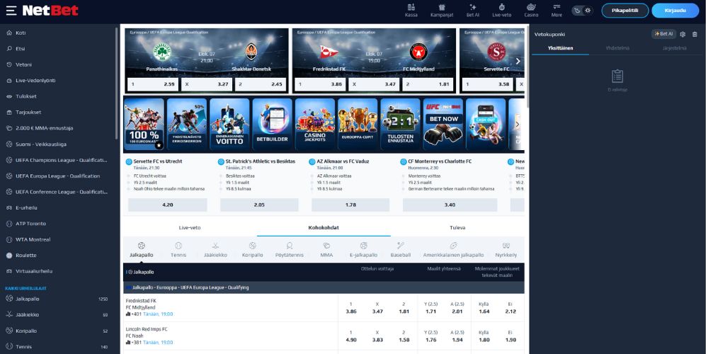 netbet urheilu