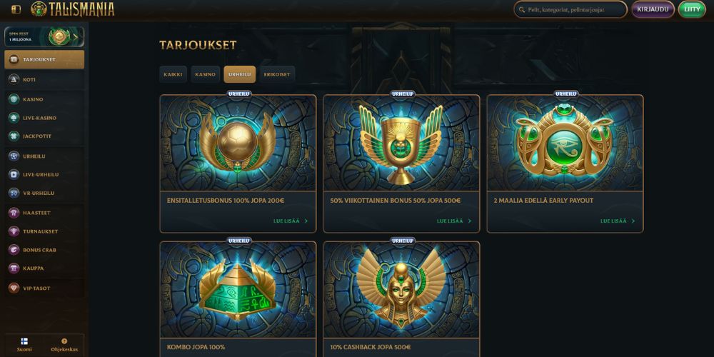 talismania kampanjat