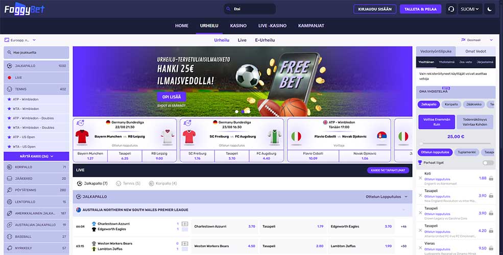 foggybet urheilu