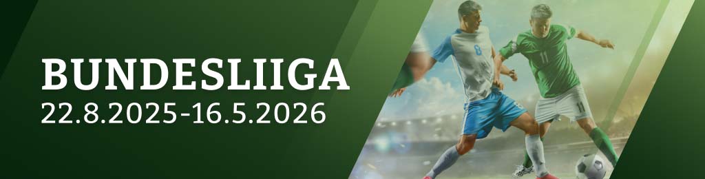 Bundesliigan kausi 2025-26 kestää elokuusta toukokuuhun
