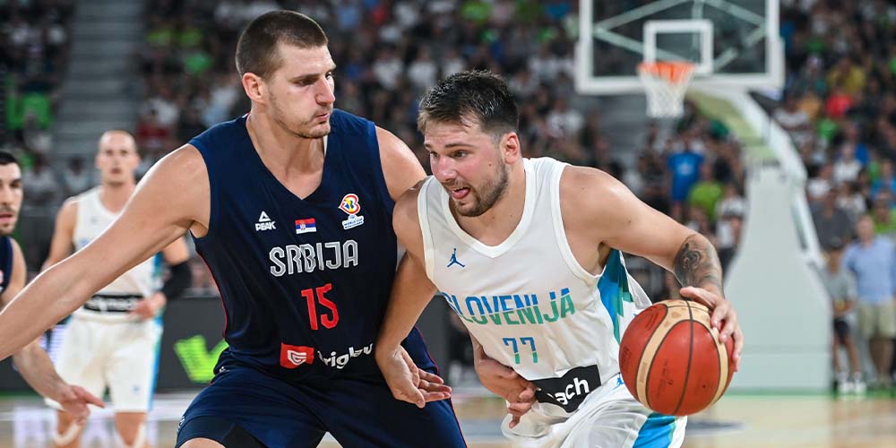 Nikola Jokic ja Luka Doncic