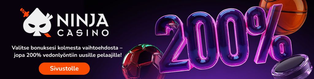 Ninja Casino Banner Promo Ninja Casino Banner Promo