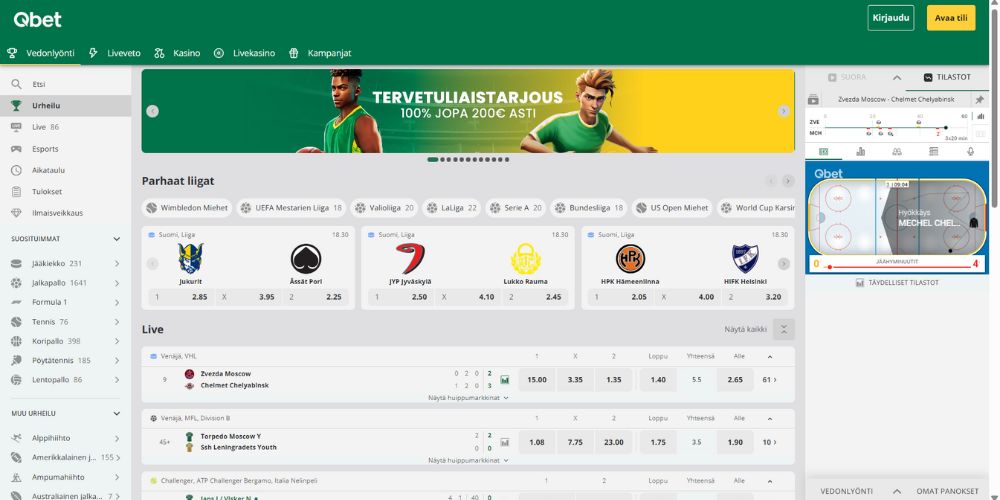 Qbet vedonlyönti Qbet vedonlyönti