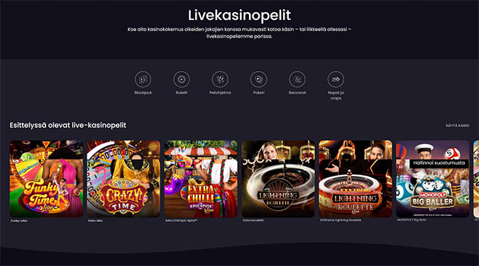 Livekasinopelit Evolution Games Livekasinopelit Evolution Games