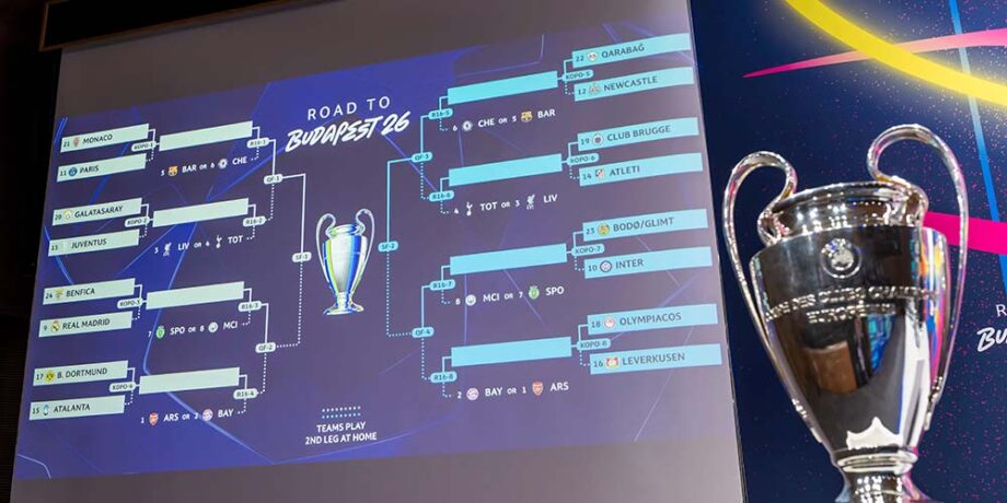 Mestarien liigan ja Eurooppa-liigan pudotuspeliparit arvottiin Nyonissa 30.1.2026