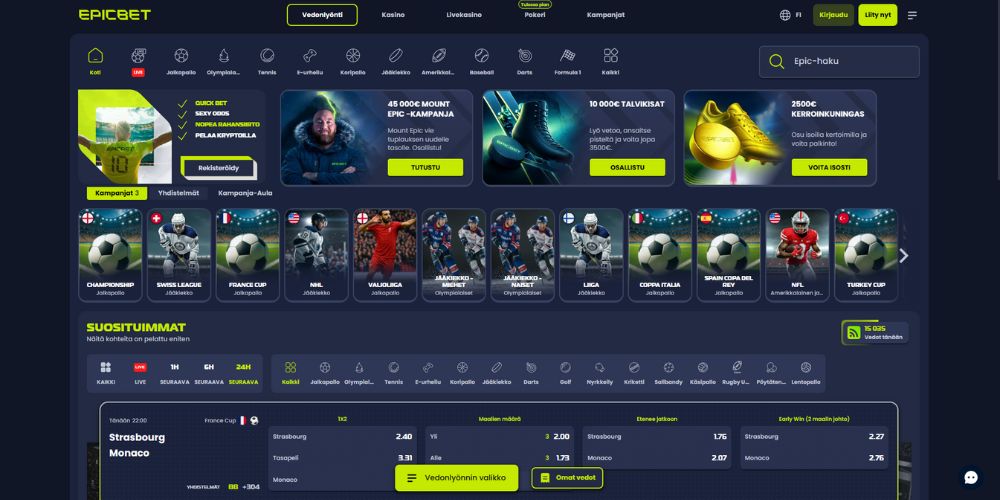 Epicbet Vedonlyonti Epicbet Vedonlyonti