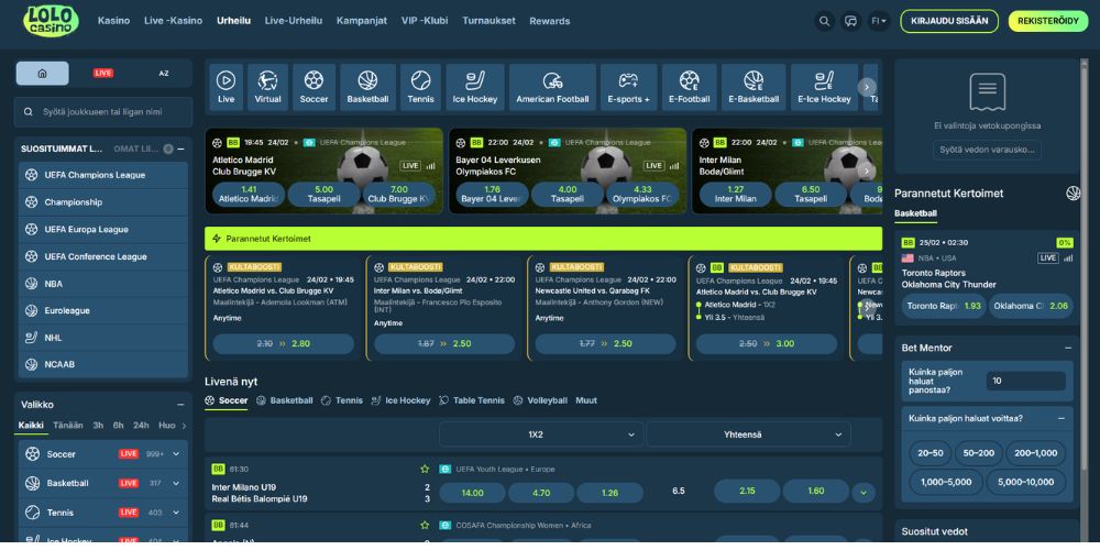 Lolo Casino Urheilu Lolo Casino Urheilu