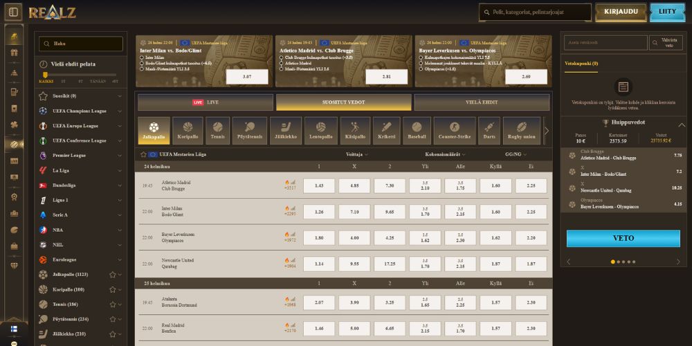 Realz Casino Urheilu Realz Casino Urheilu