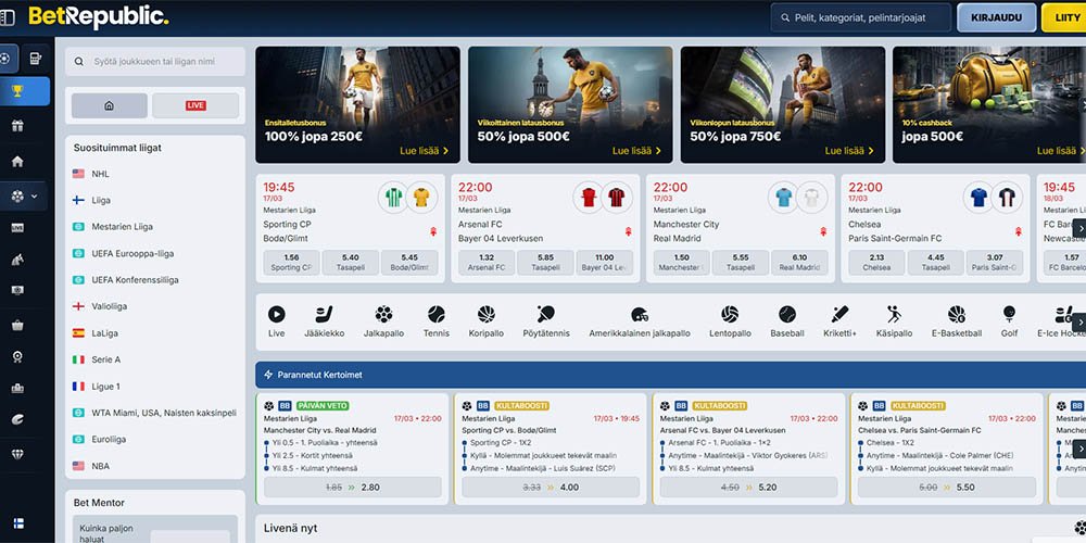 BetRepublic Urheilu BetRepublic Urheilu