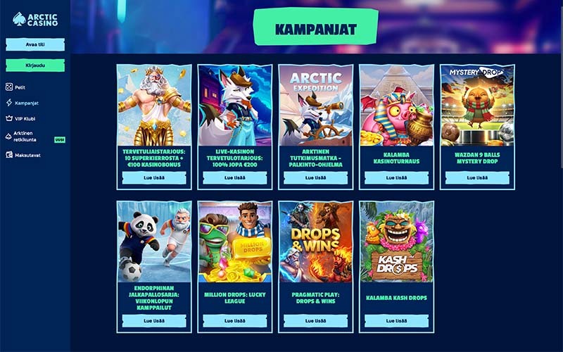 arctic-casino-kampanjat