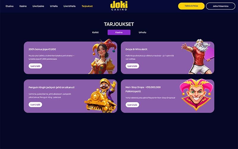 joki-casino-tarjoukset