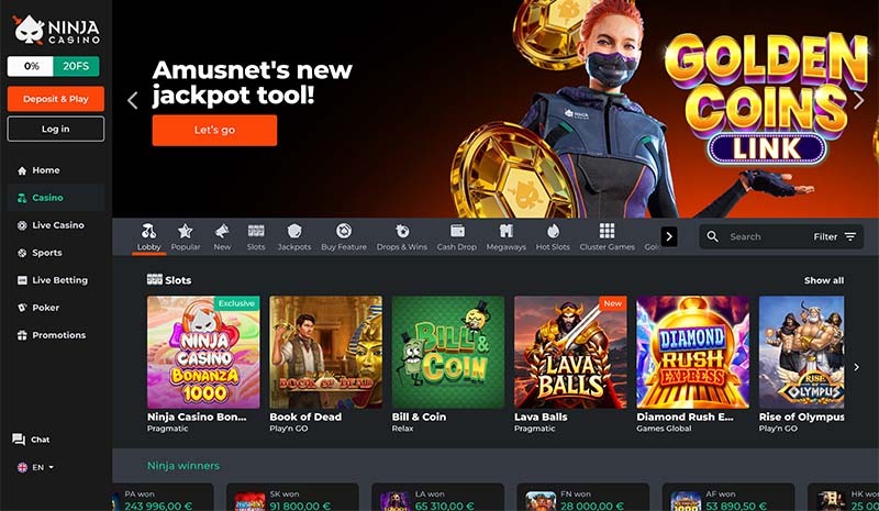 ninja-kasino Ninja Casino