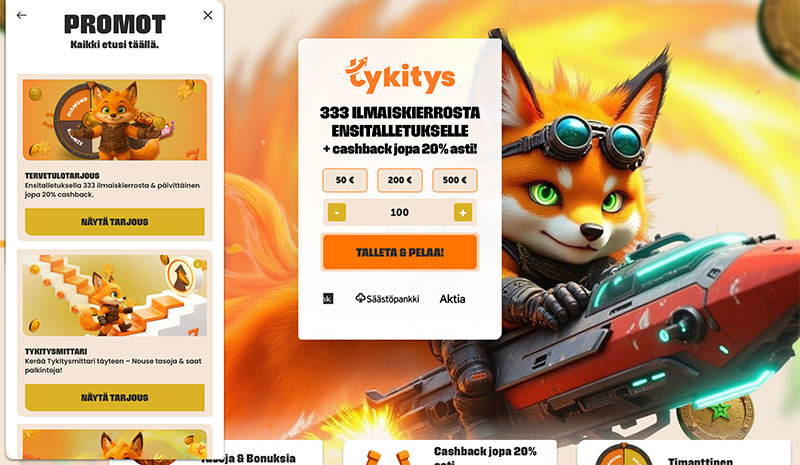 tykitys-casino-bonus Tykitys Casino bonus