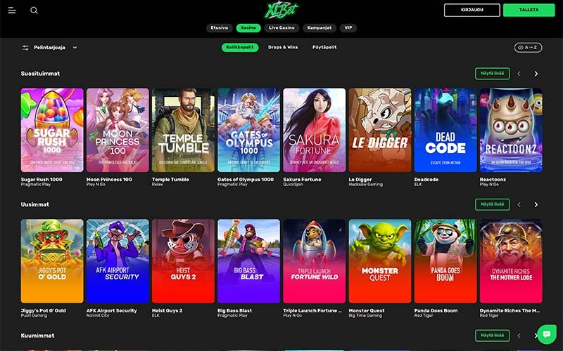 xlbet-kasino-pelit