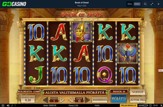 Go4Casino pelinäkymä Go4Casino kolikkopeli pelinäkymä