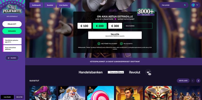 pelifantti-casino-etusivu Pelifantti Casino etusivu ja sirkusteema