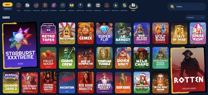 Shokker Casinon pelivalikoiman peliaula Shokker Casinon pelivalikoiman peliaula