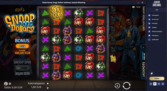 Lucky Dreams Casino pelivalikoima Lucky Dreams Casino pelivalikoima