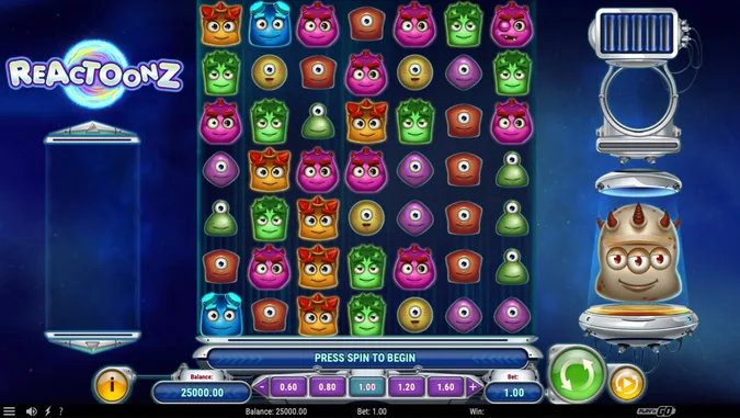 Suosituimpien kolikkopelien RTP ja bonuspelit Reactoonz-kolikkopeli (Play’n GO)