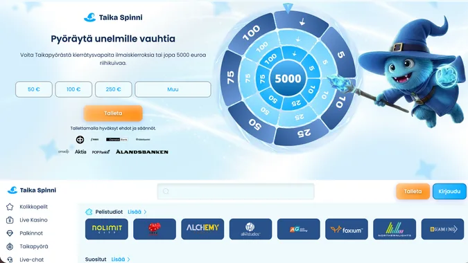 Taika Spinni Casino Taikapyörä Taika Spinni Casino Taikapyörä